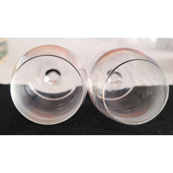 Courvoisier Cognac Snifters 3 Oz Gold Lettered Glass Brandy of Napoleon France - Picture 8 of 8